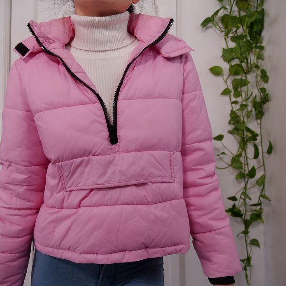 Cute bright pink puffer coat, size US S/XS - Picture 4 of 14